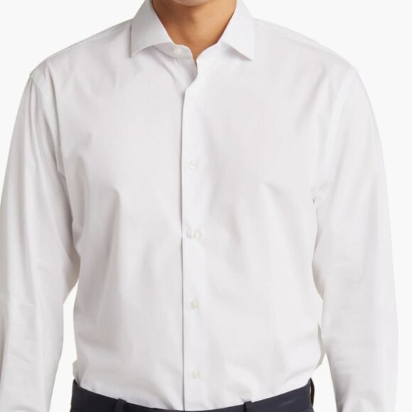 Nordstrom Mens Shop Smartcare Traditional Fit Dress Shirt - Picture 1 of 6